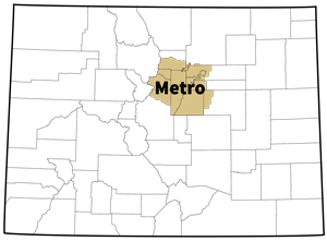 CDE Regions: Metro